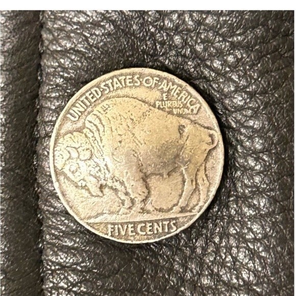 Unik Black Leather Vest with Lace-Up Sides, Braided Leather, HOG Patches LARGE - Picture 12 of 15